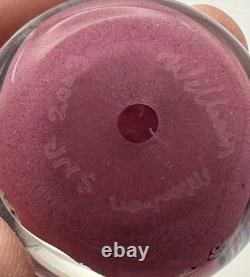 William Manson And Rare Miniature Paperweight Signed And Dated 2003