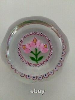 William Manson Crocus Limtd. Ed. Paperweight Made For Caithness Certificate