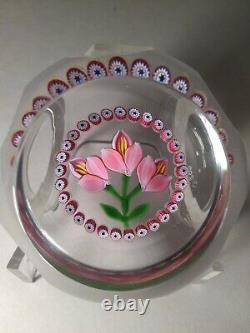 William Manson Crocus Limtd. Ed. Paperweight Made For Caithness Certificate