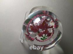 William Manson Crocus Limtd. Ed. Paperweight Made For Caithness Certificate