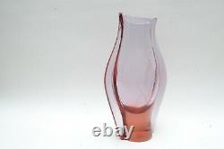 Zelezny Brod Neodymium Vase Czech Art Glass Miroslav Klinger Heron Alexandrite