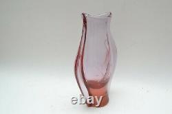 Zelezny Brod Neodymium Vase Czech Art Glass Miroslav Klinger Heron Alexandrite